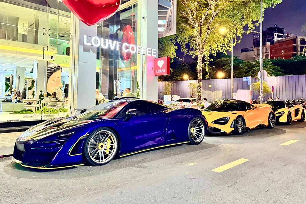 El cierre del superdeportivo aparece en la ciudad de Ho Chi Minh. Foto: Phuong Ngo