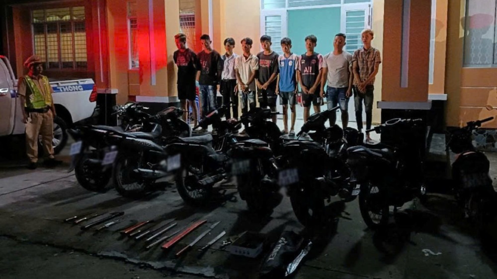 Nhiều vụ việc gây rối an ninh trật tự được lực lượng Công an xã Mỹ Lâm triệt xóa. Ảnh: Tiến Dũng