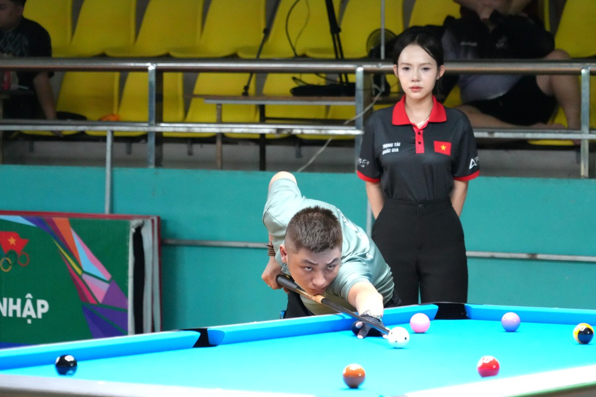 El jugador compitio en la ronda final del campeonato de billar y billar en 2025. Foto: Thanh An