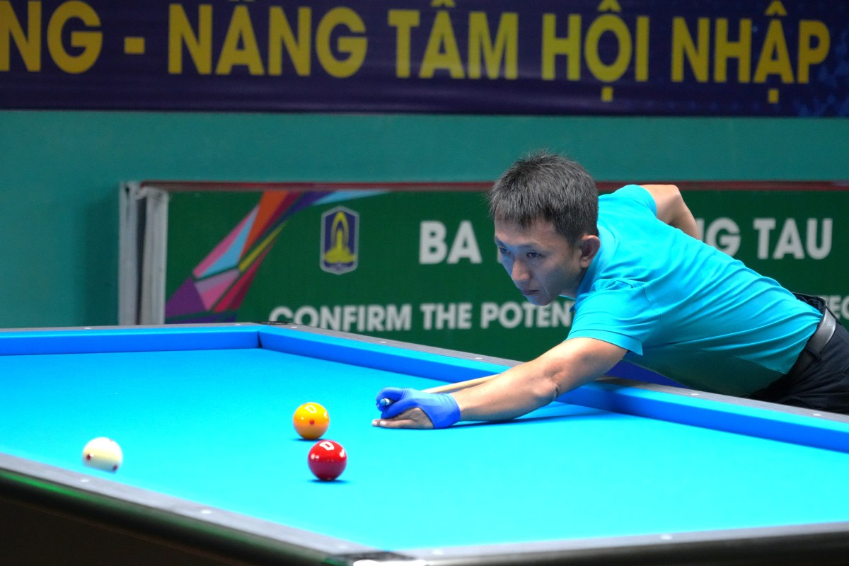 Doi thu dau tien cua Tran Quyet Chien trong Vong chung ket Giai Billiards & Snooker Vo dich quoc gia nam 2025. Anh: Thanh An
