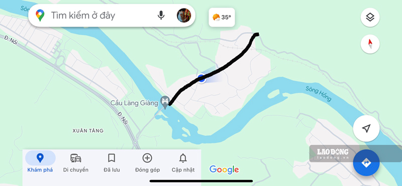 Tuyến đường nối trị giá 55,6 tỉ đồng, dài khoảng 1,2 km. Ảnh: Đinh Đại