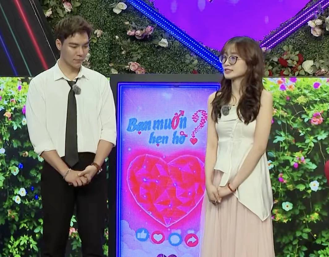 The couple on the show "You want to date". Photo: MCV Producer