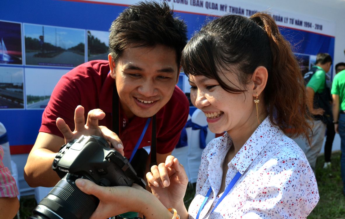Sau khi hop nhat, Bao va Dai Phat thanh truyen hinh Dong Thap co 6 don vi truc thuoc, gom: Phong Bao in va Bao Dien tu... Anh: Thanh Mai