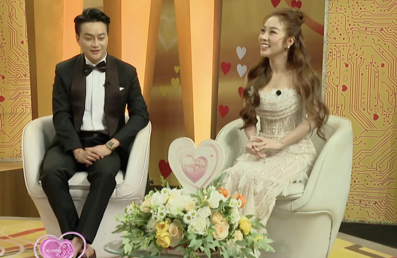 The singer and businessman couple at the program "Son of a Husband and a Wife". Photo: MCV Producer.