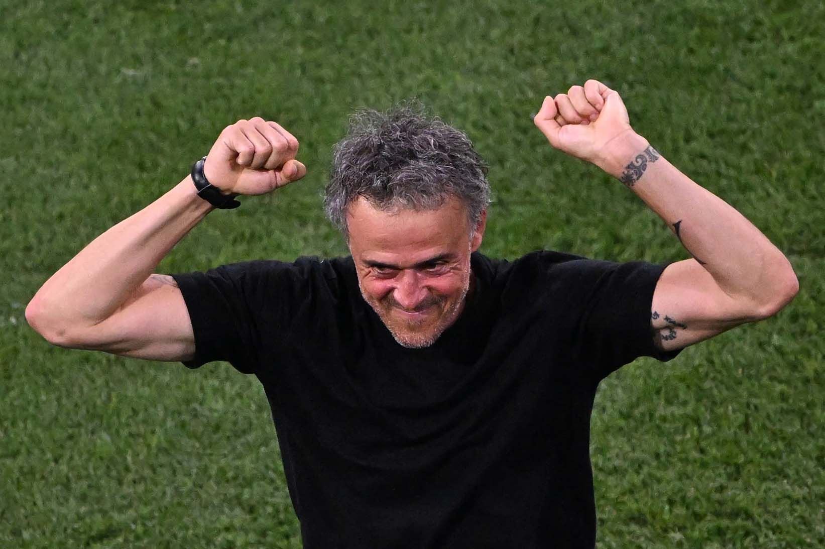 Luis Enrique da co cong rat lon trong viec dao tao va nang tam PSG. Anh: AFP
