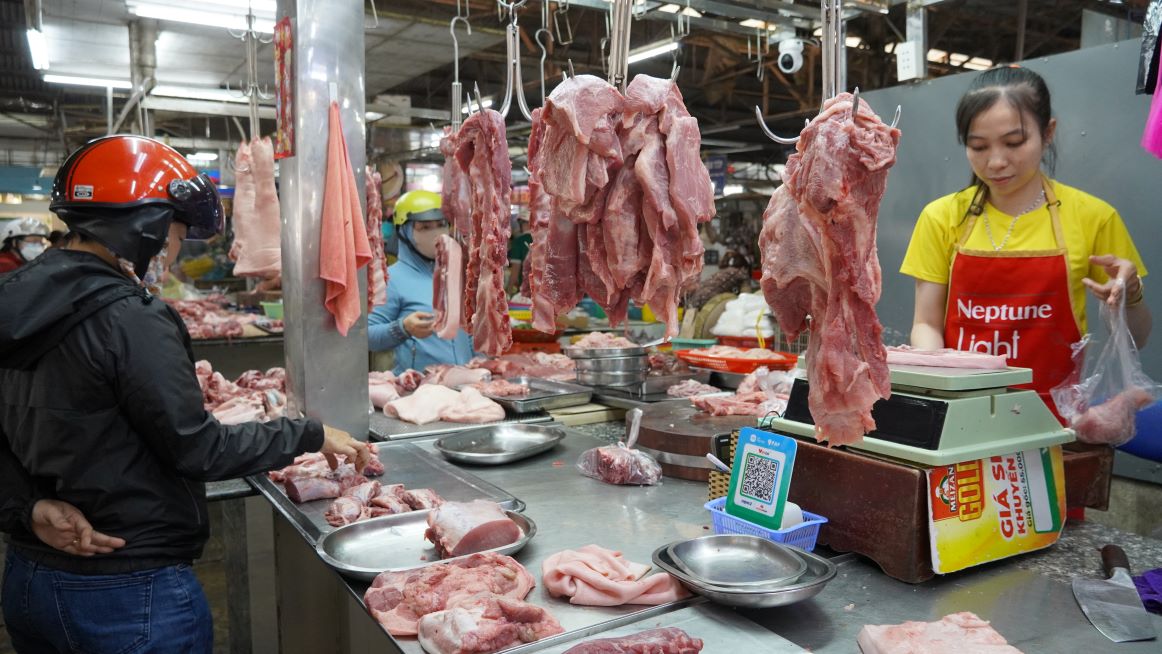 El precio de Live Hog mostro signos de desaceleracion. Foto: Phuong Anh.