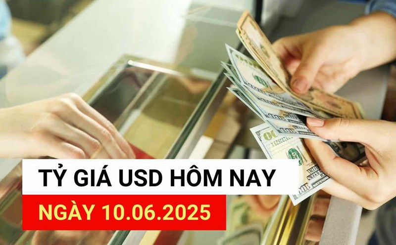 USD exchange rate today 10.6.2025.