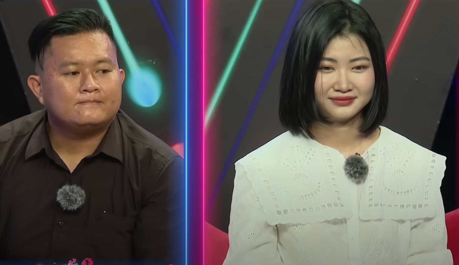 The couple on the show "You want to date". Photo: MCV Producer.