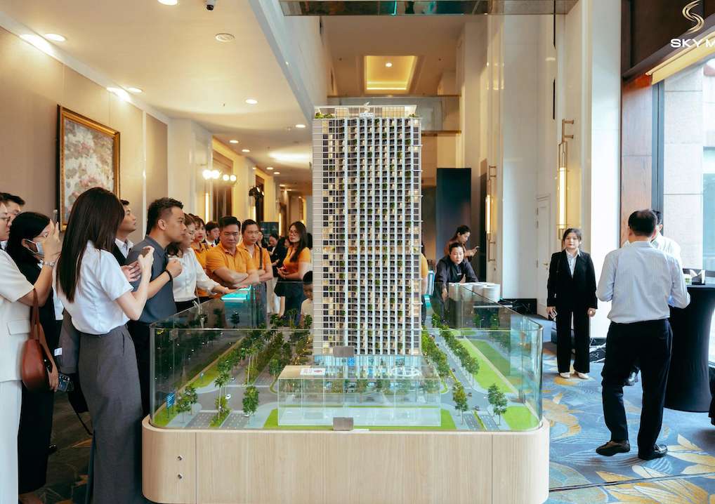 Gioi dau tu va cac chuyen gia BDS nhan dinh SkyM la mot trong nhung du an hap dan hang dau thi truong mien Bac trong nam 2025. Anh: BIM Group  