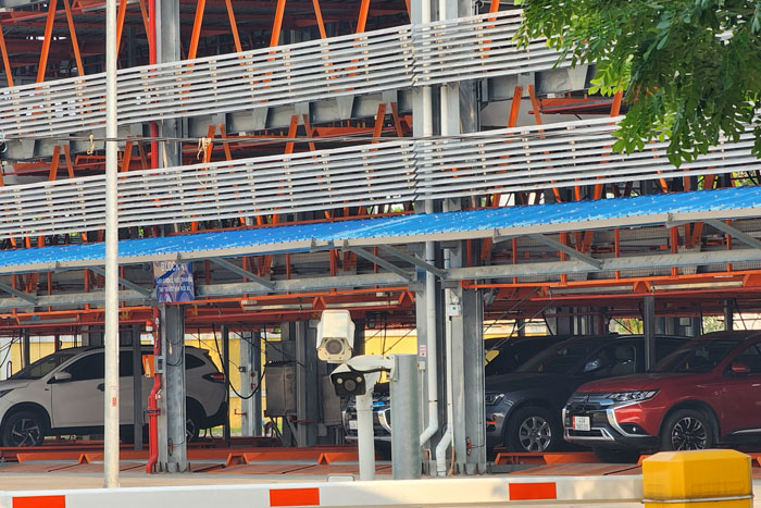 Da Nang lucho con el problema del estacionamiento inteligente. Foto: Thuy Trang