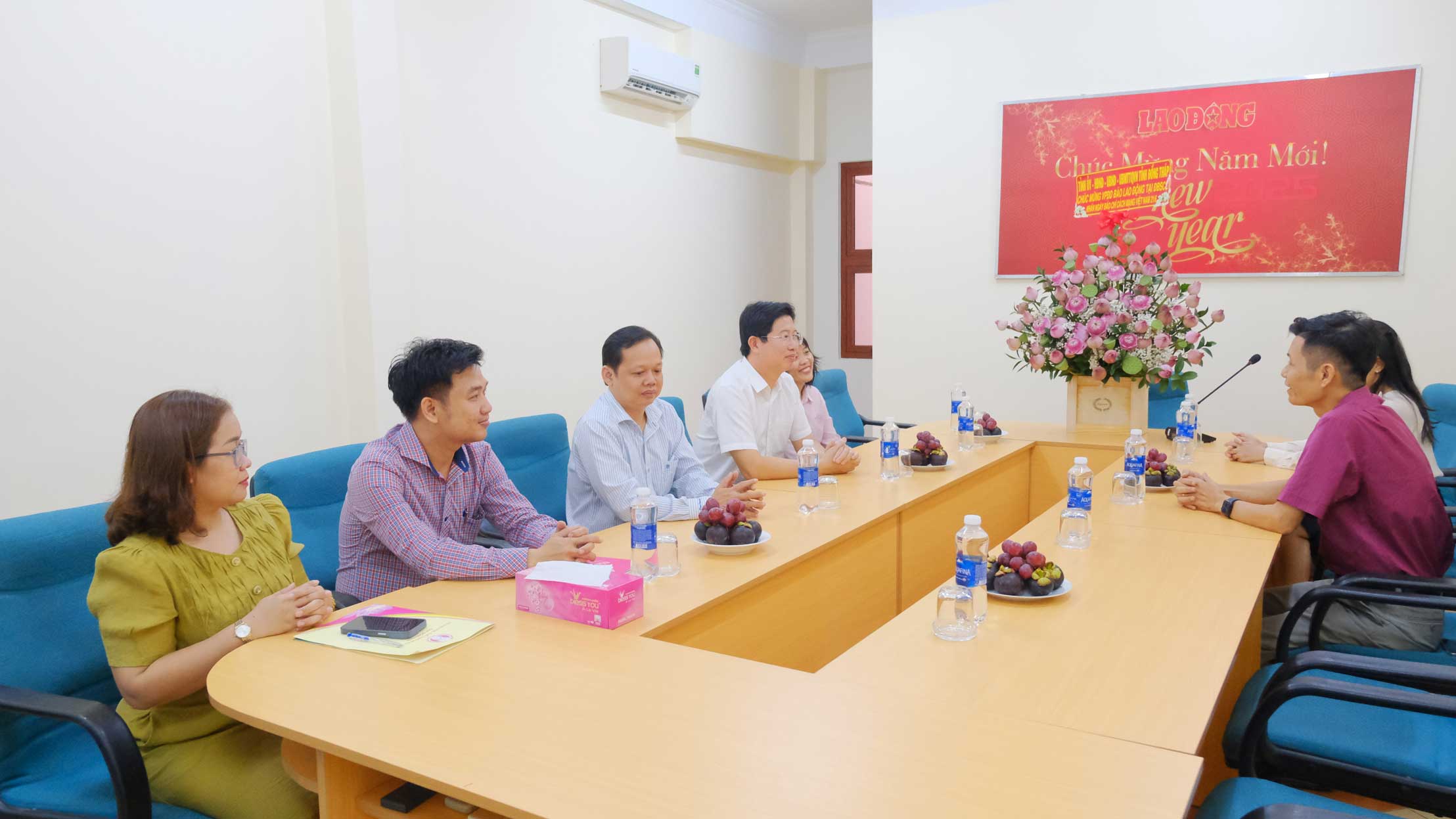 Tinh Dong Thap mong muon Bao Lao Dong tiep tuc dong hanh trong cac hoat dong dia phuong trong thoi gian toi. Anh: My Ly
