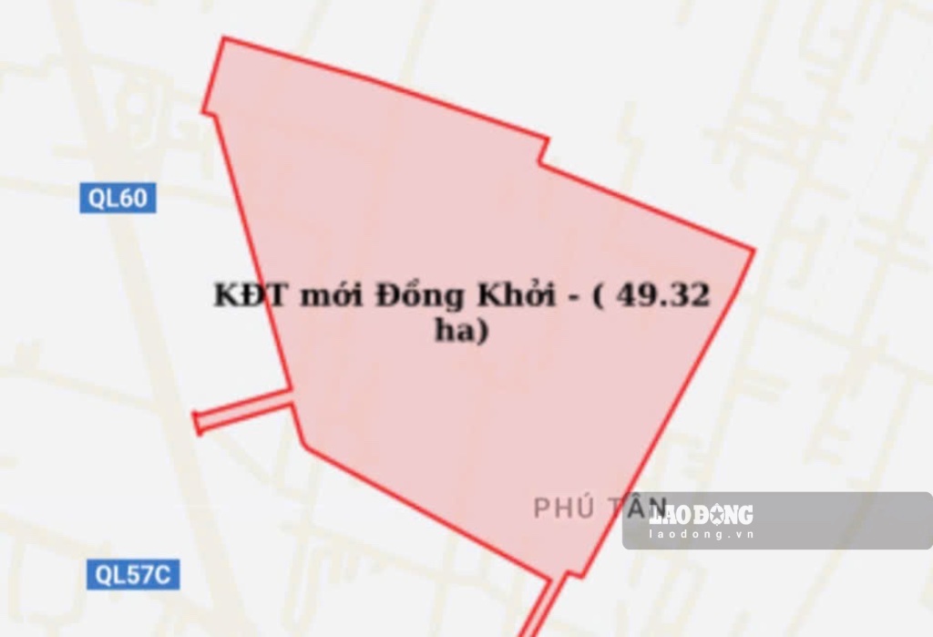 El Consejo Popular Provincial de Ben Tre ha abolido la Resolucion No. 55 del Consejo Popular Provincial sobre la aprobacion de la propuesta de invertir en el Proyecto de Nuevo Area Urbana de Dong Khoi. Foto: Thanh Nhan