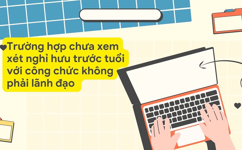 Cases where early retirement for civil servants who are not leaders has not been considered