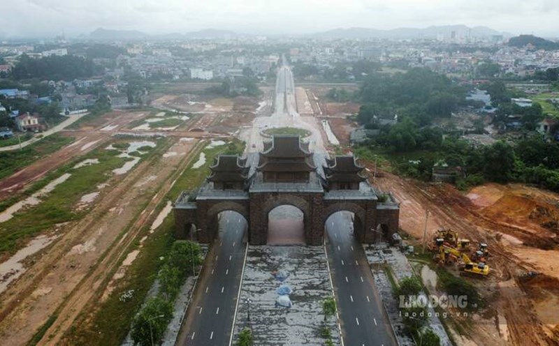 The Bac Son extended road project. Photo: Lam Thanh