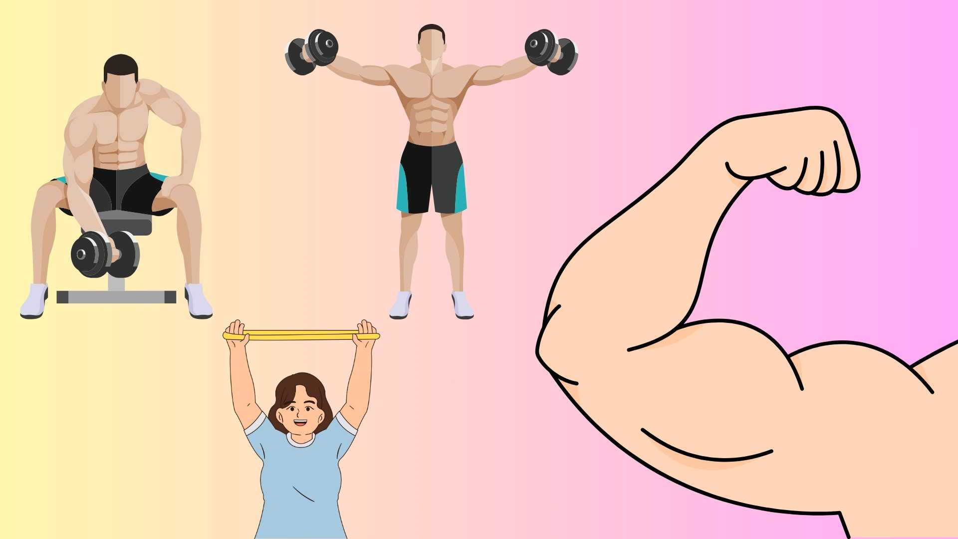 People over 60 years old should do muscle-strengthening exercises. Graphics: Ha May
