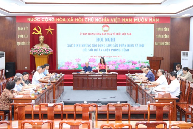 La escena de la conferencia. Foto: Huong Diep