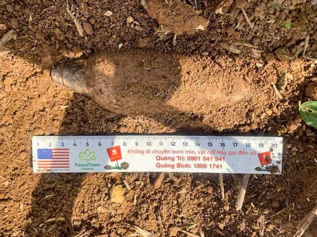 Mot vat lieu no duoc tim thay. PeaceTrees VietNam