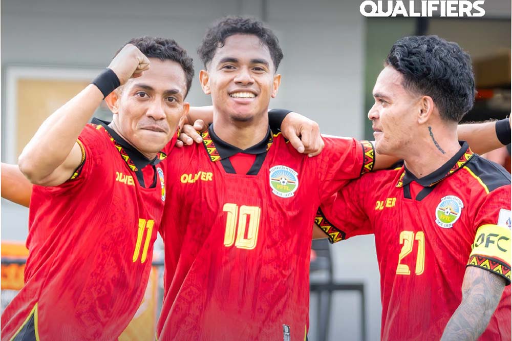 Timor-Leste won their first match in the final qualifying round of the 2027 Asian Cup. Photo: Timor-Leste Labor Federation