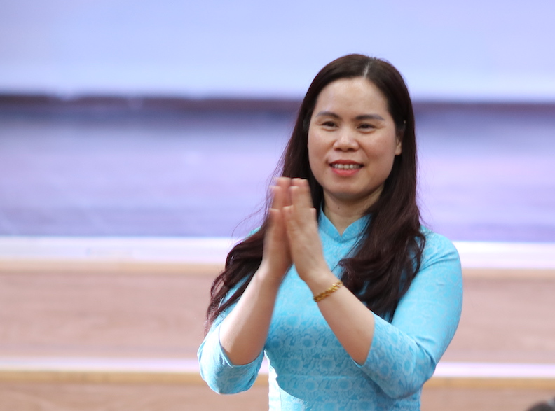 TS Nguyen Thi Bach Tuyet – Truong khoa He thong thong tin quan ly. Anh: Ban to chuc