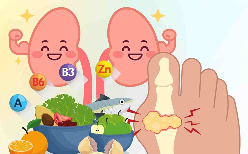 Suggested dishes to help keep kidneys healthy and stabilize uric acid