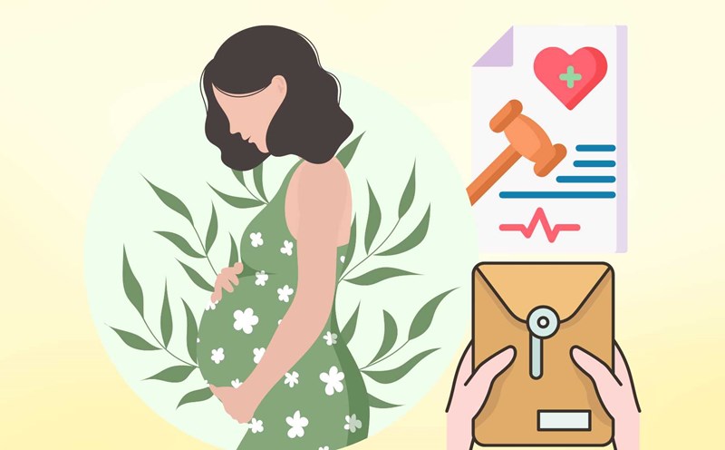 Documents to complete procedures to receive maternity benefits for voluntary social insurance participants