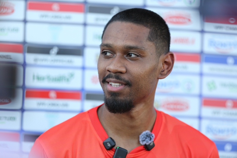 Defender Defender Cao Pendant Quang Vinh of the Vietnam national team. Photo: VFF