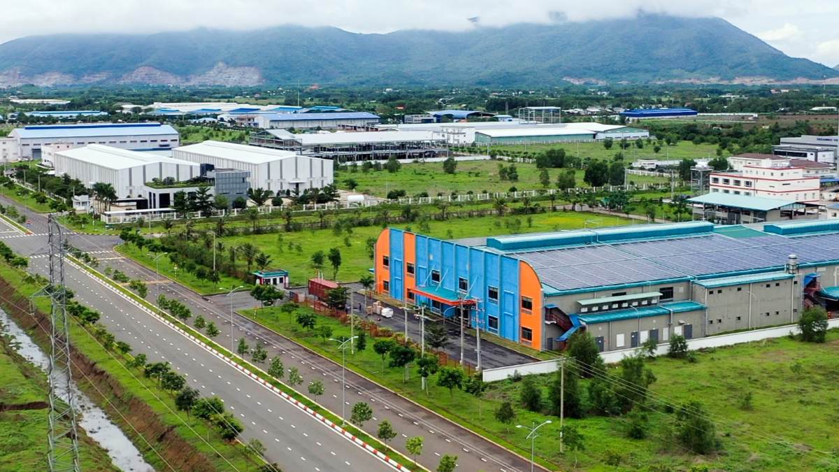 Chau Duc Industrial Park has just attracted a project with an investment capital of 15 million USD. Photo: Quang Vinh
