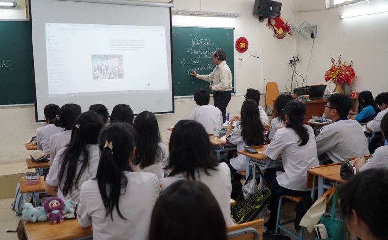 After the merger, the new Ho Chi Minh City will have more than 2.5 million students. Photo: Chan Phuc