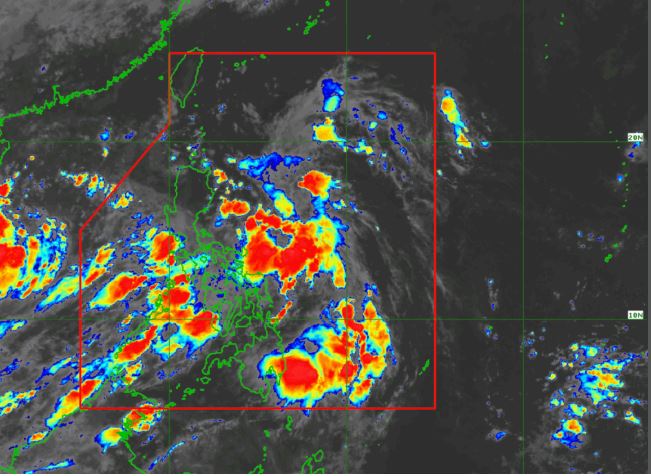 Khong loai tru kha nang ap thap moi xuat hien tren vung bien Philippines se manh len. Anh: PAGASA