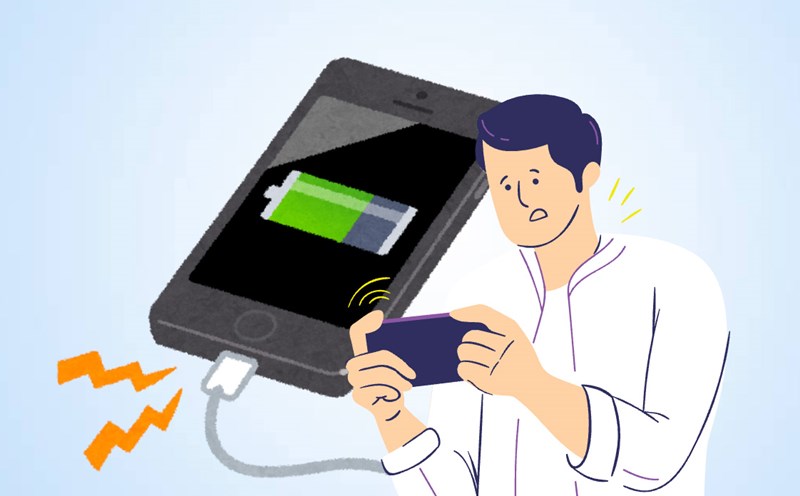 Reasons for phone chargers becoming hot and how to fix them. Graphics: Thien Nhan