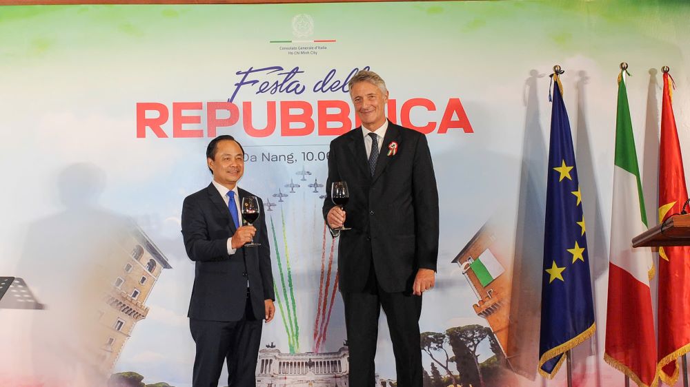 When Vietnamese art tells the story of Italy in the heart of Da Nang. Photo: Tran Thi