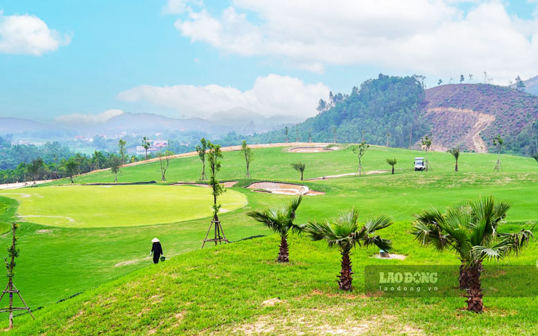 Du an san golf Glory tai Thai Nguyen. Anh: Quoc Hung