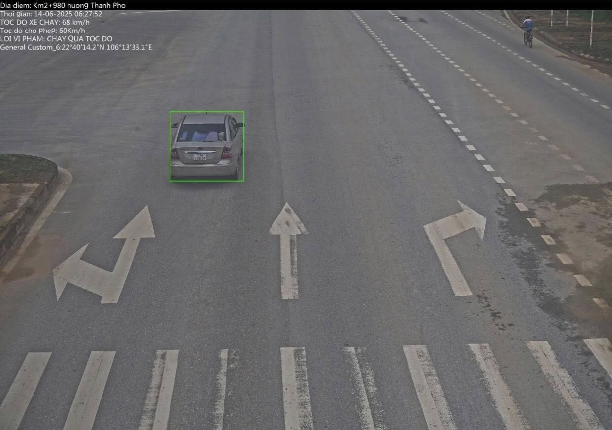 Muchos autos estan a exceso de velocidad, se mulen en frio en Cao Bang. Foto: Cao Bang Police