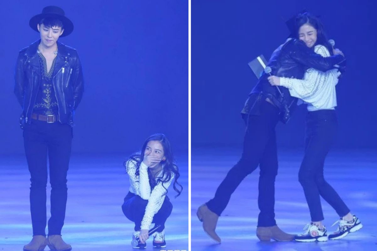 Angelababy la fan lau nam cua G-Dragon. Anh: Xinhua