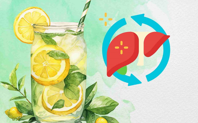 The golden time to drink lemon water to support liver detoxification is the most effective. Graphics: Dinh Dinh