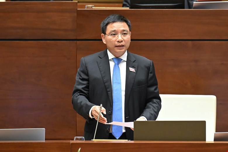 Bo truong Bo Tai chinh Nguyen Van Thang. Anh: Pham Dong
