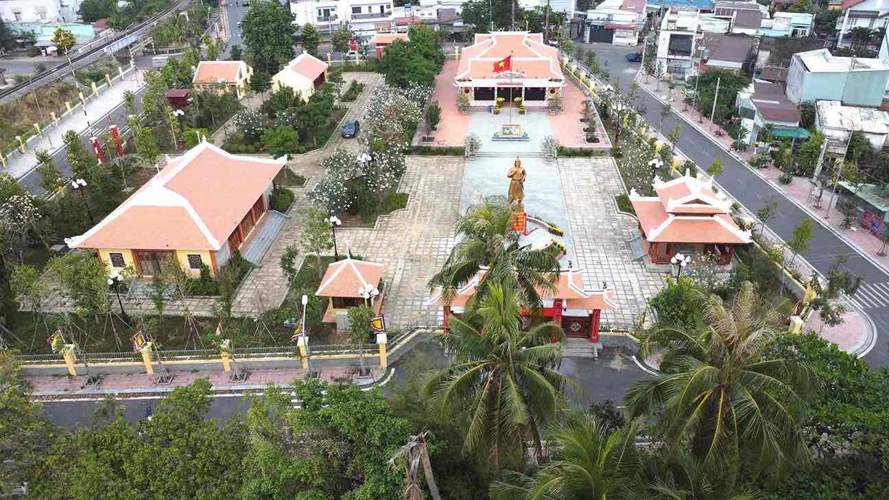 The relic of the temple of the Venerable Nguyen Huu Canh. Photo: HAC