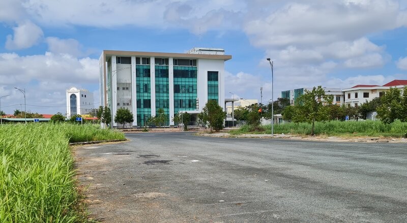 El camino a la sede funciona en la provincia de CA Mau. Foto: Nhat Ho