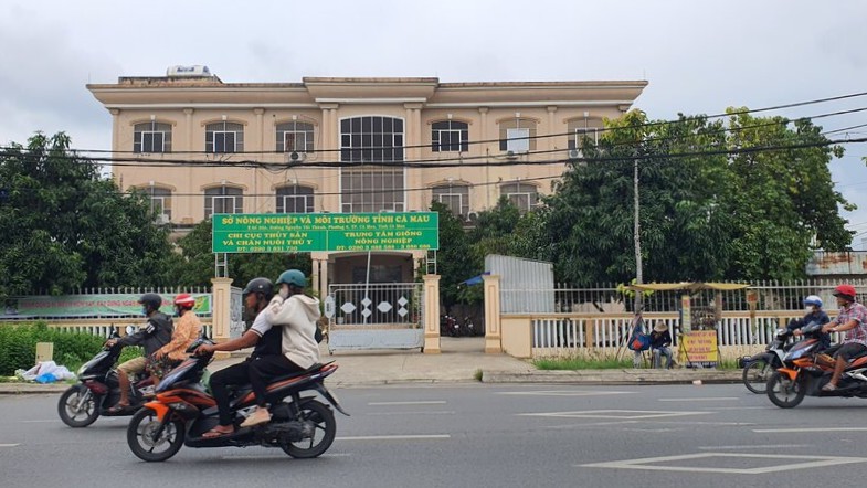 Tru so So Nong nghiep Moi truong tinh Ca Mau (co so 2) hien nay, sau khi hop nhat Bac Lieu voi Ca Mau se co nhieu thay doi. Anh: Nhat Ho