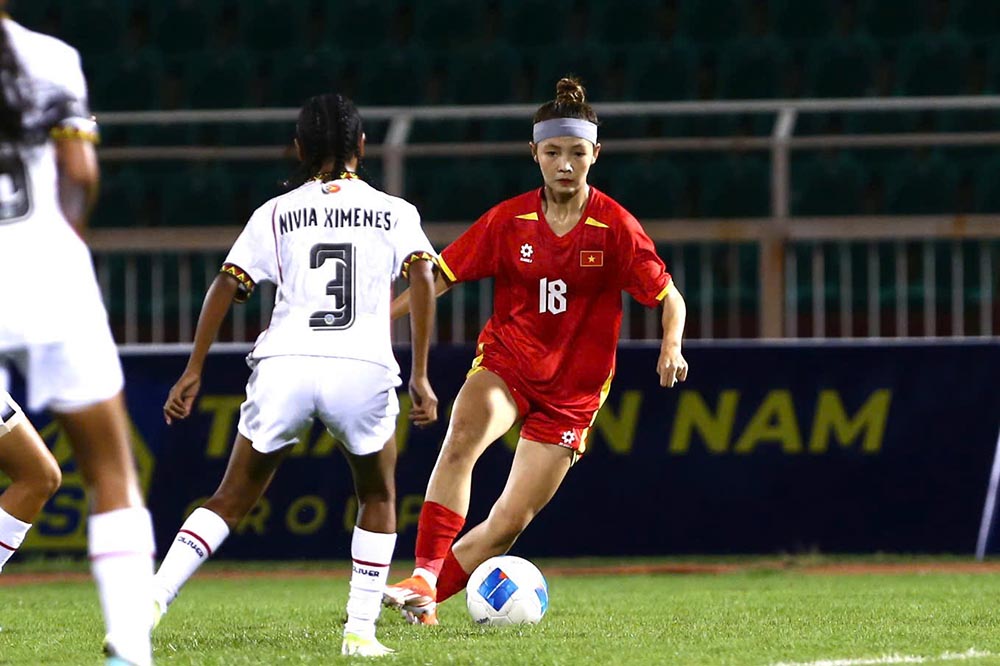 U19 nu Viet Nam co the tran ap dao truoc Timor-Leste. Anh: VFF