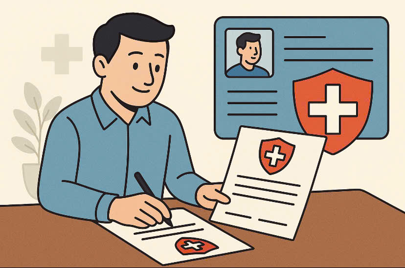 3 beneficios pendientes para los participantes en el seguro de salud durante 5 años consecutivos. Graficos: Huong Giang