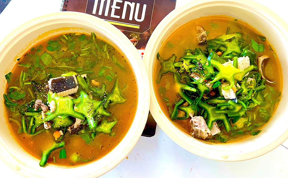 Dragon fruit soup is an unforgettable delicious dish on the journey to explore Quang Binh. Photo: Quan A Ha