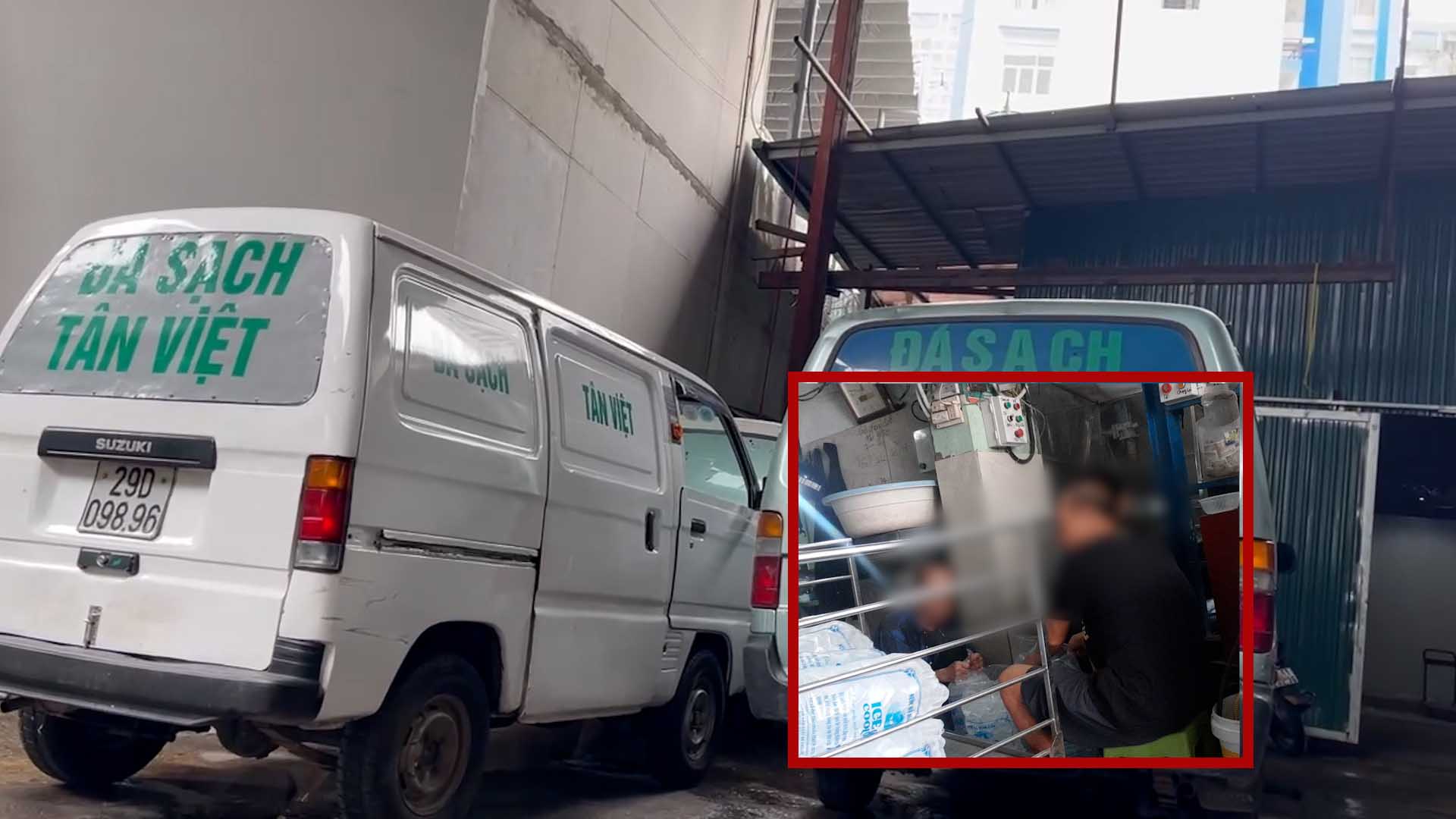 Production de glaçons de mauvaise qualite : 'Personne ne meurt en buvant de la glace sale'