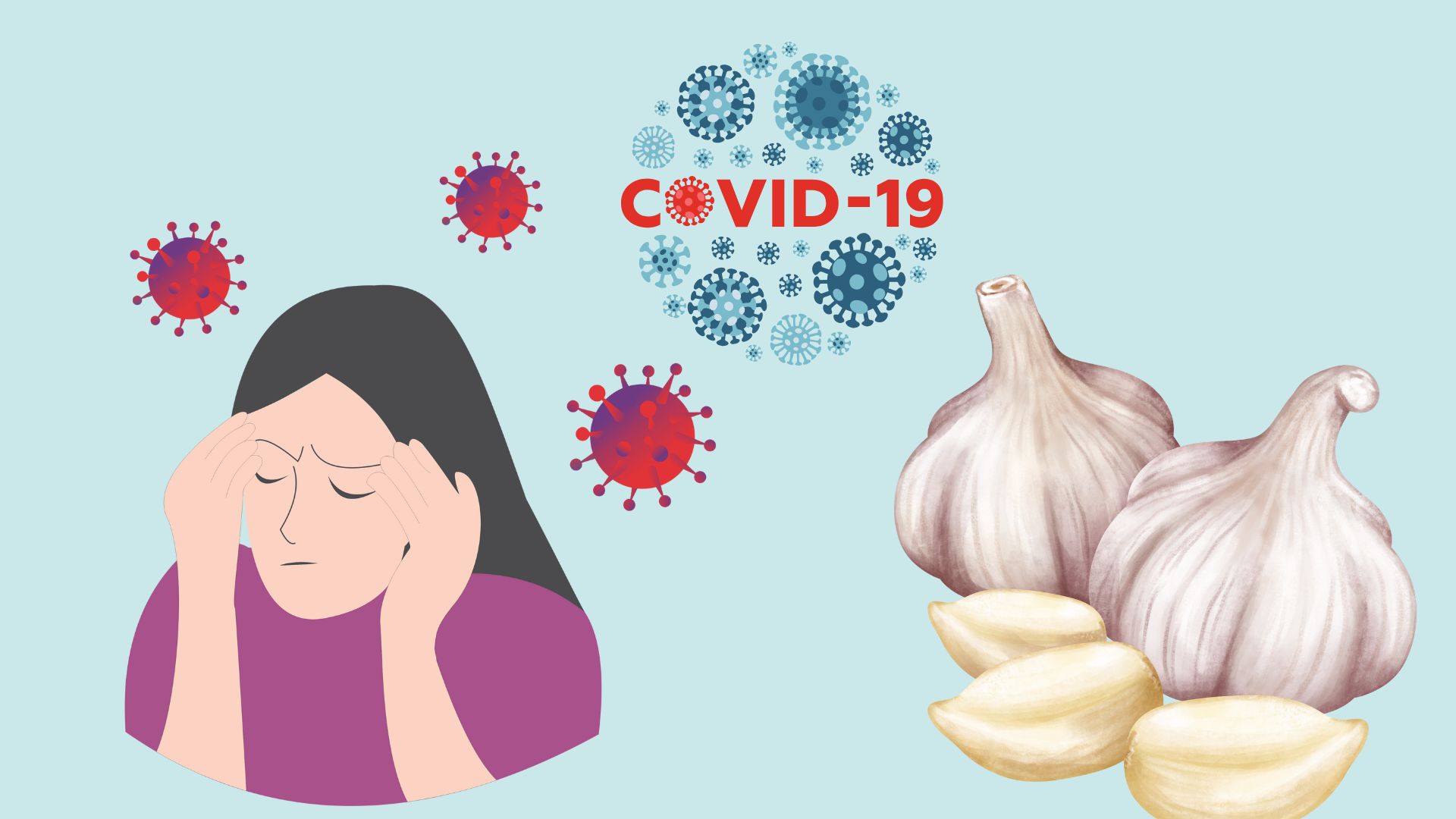 Garlic, ginger... are familiar foods that help increase respiratory resistance and effectively prevent COVID-19. Graphic photo: HUENG SON