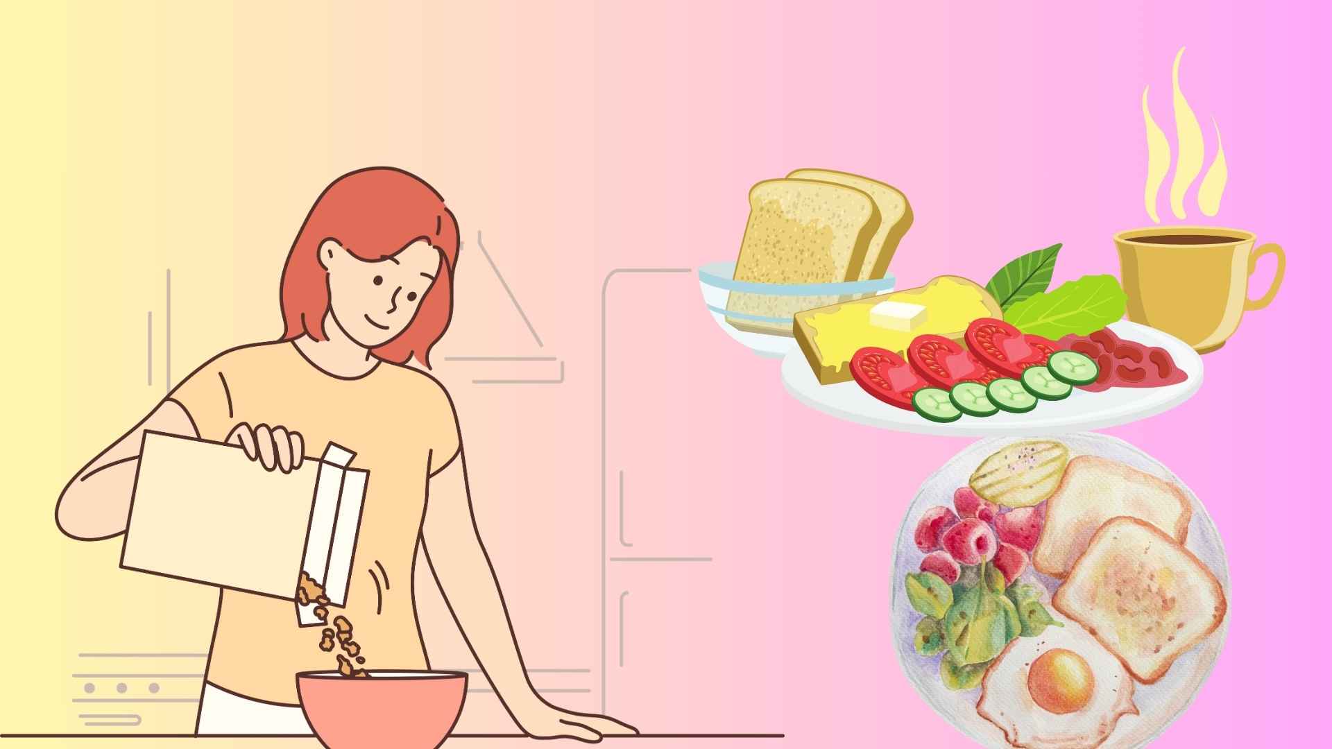 People over 45 years old should eat breakfast properly. Graphics: Ha May