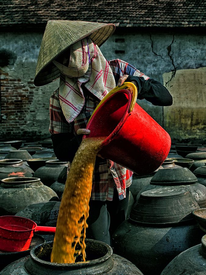Cong viec thuong ngay (lang Tuong Ban, Hung Yen). Anh: Viet Van