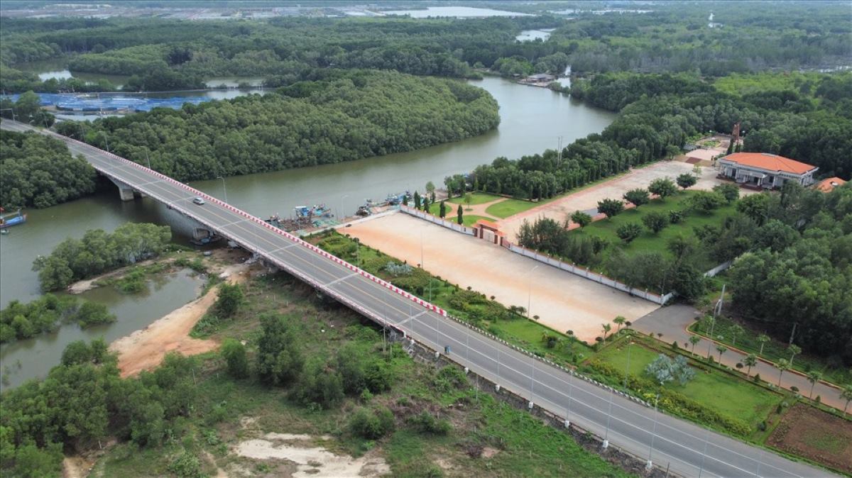 Khu vực di tích Bến Lộc An tại Hồ Tràm, huyện Xuyên Mộc. Ảnh: Thành An