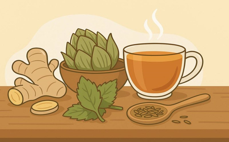 Herbal remedies help the body detoxify. Graphic photo: Hoang Loc