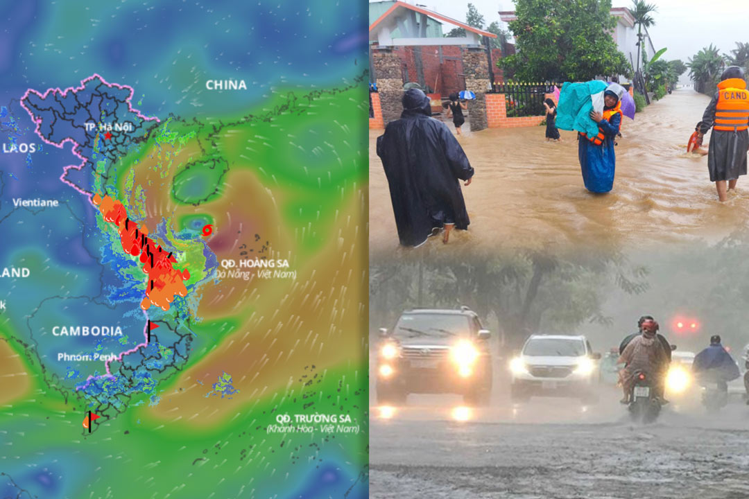 Pronostico del desarrollo del mal tiempo por la tormenta numero 1
