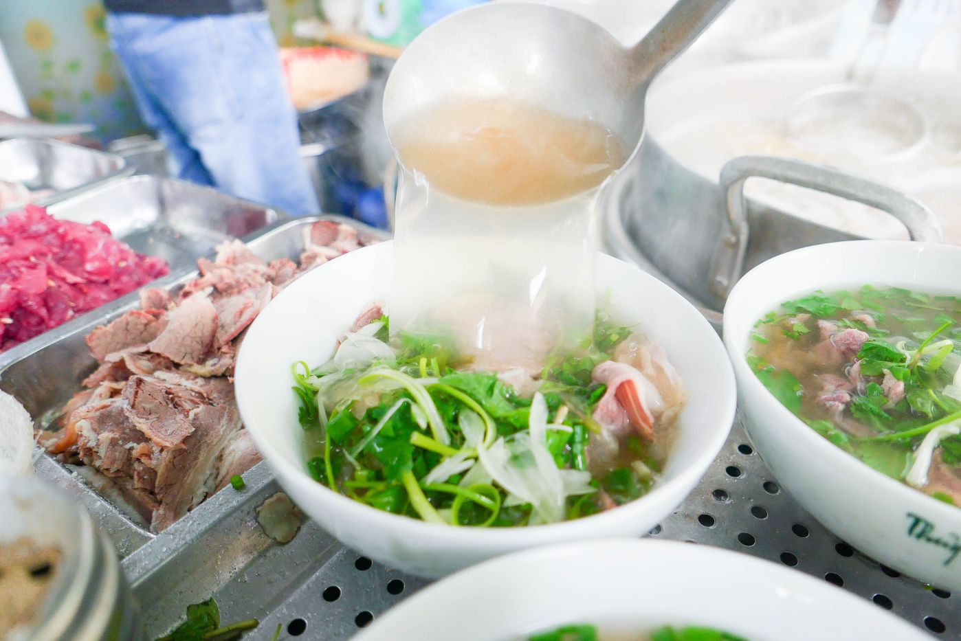 A typical pho dish of Vietnamese cuisine. Photo: Trang Vu